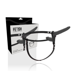 Fetish Submissive Harness - Double Pénétration Noir